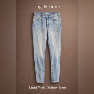 rag & bone Light Blue Boyfriend Jeans